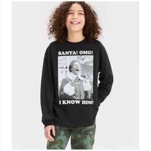 Elf Movie Black Long Sleeve Shirt - SANTA!
OMG! I KNOW HIM! Christmas